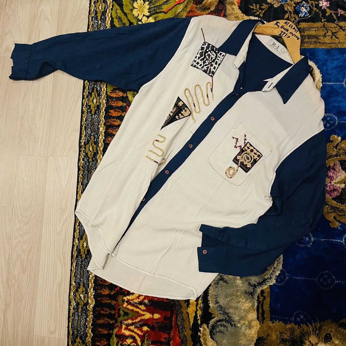 Vintage Vintage R1 Handmade Sailor Shirt Size US M / EU 48-50 / 2 - 2 Thumbnail
