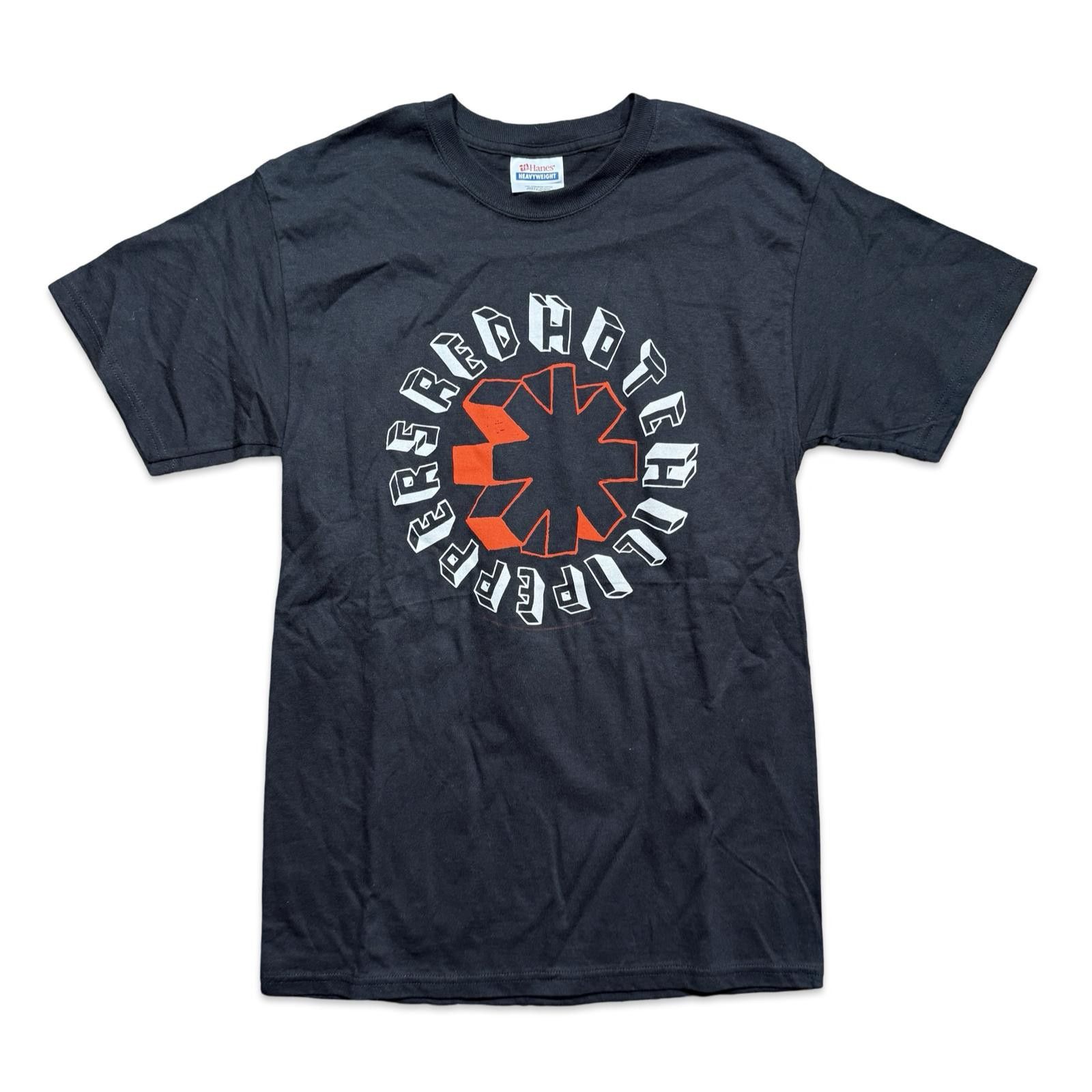 Hanes Red Hot Chili Peppers Logo Black Graphic T-Shirt Size US S / EU 44-46 / 1 - 1 Thumbnail