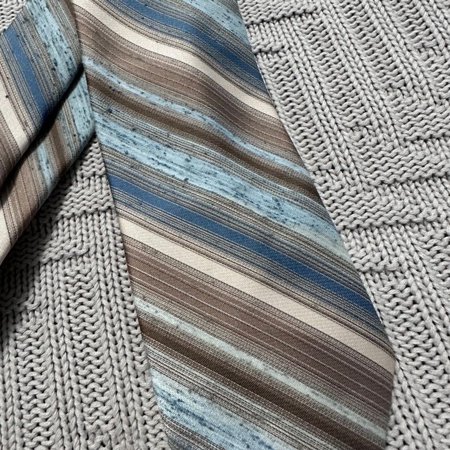 Oleg Cassini Vintage Oleg Cassini bronze and blue striped tie Size ONE SIZE - 2 Thumbnail