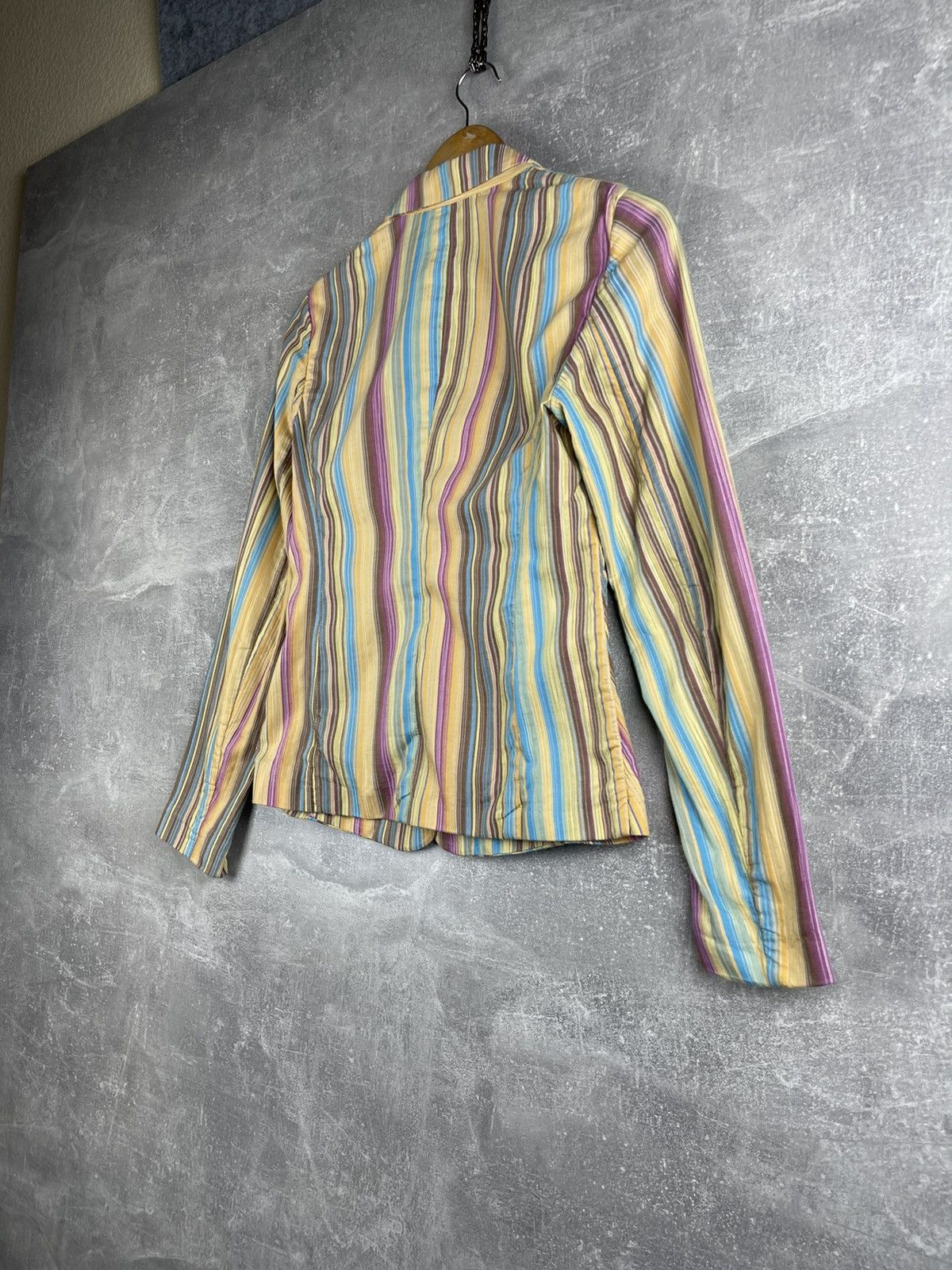 Missoni Sport Missoni Striped Blazer Women’s Cotton Vintage Swinger Size XS / US 0-2 / IT 36-38 - 6 Thumbnail
