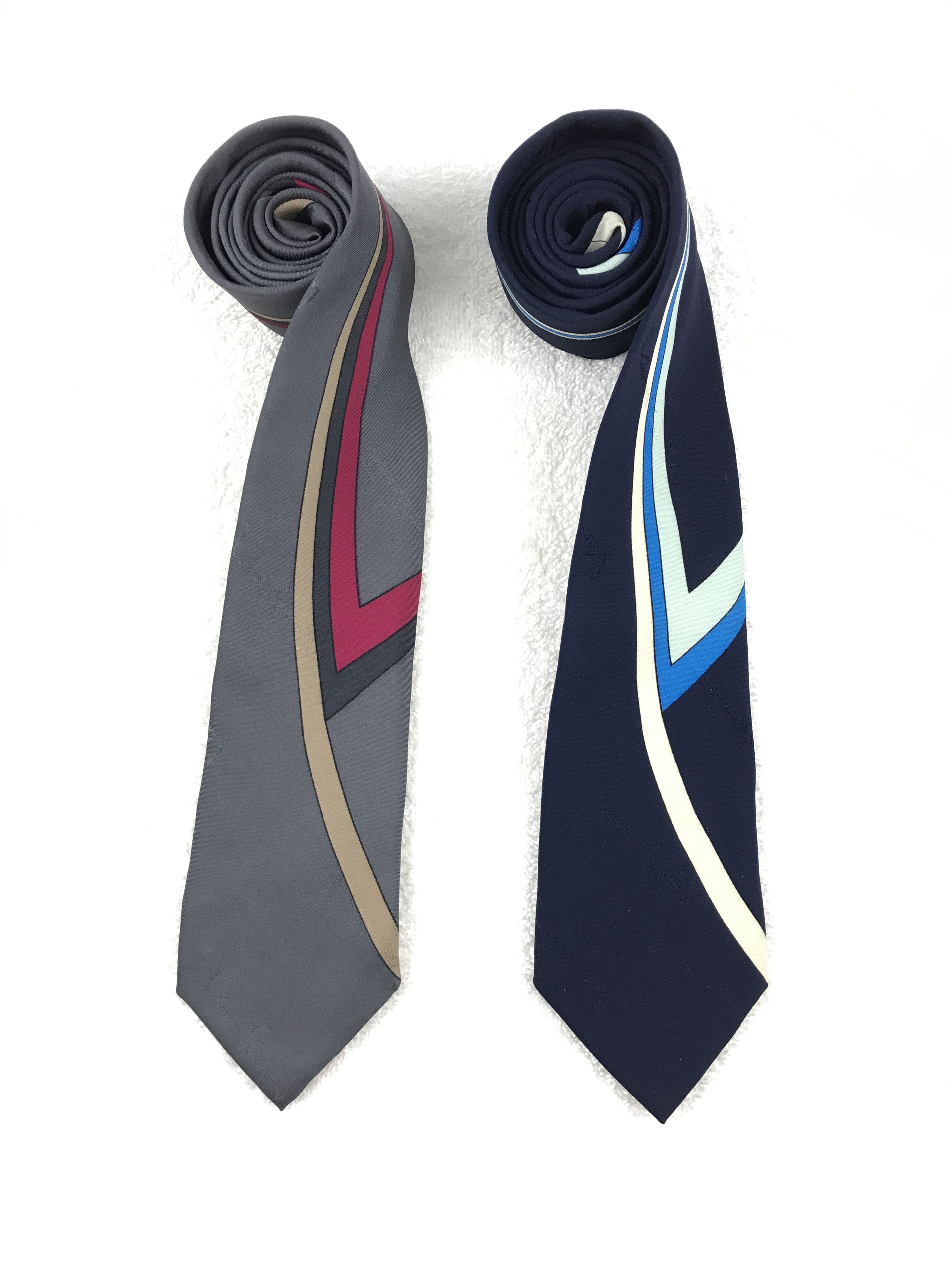 Vintage 2pcs combo Kansai Yamamoto Silk Necktie Necktie