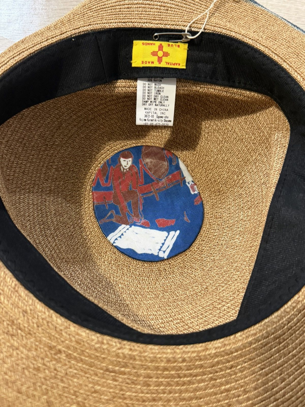 Kapital Kapital Straw Hat & Ethnic Straw Necklace Size ONE SIZE - 5 Thumbnail