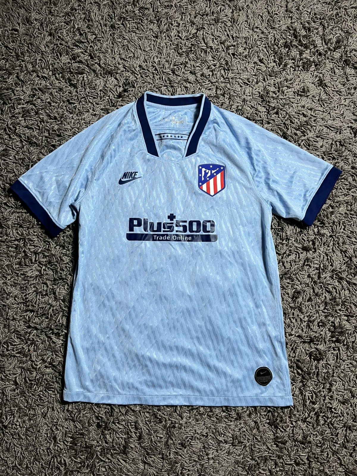 Nike NIKE ATLETICO MADRID 2019/20 THIRD FORM SOCCER JERSEY Size US M / EU 48-50 / 2 - 1 Thumbnail