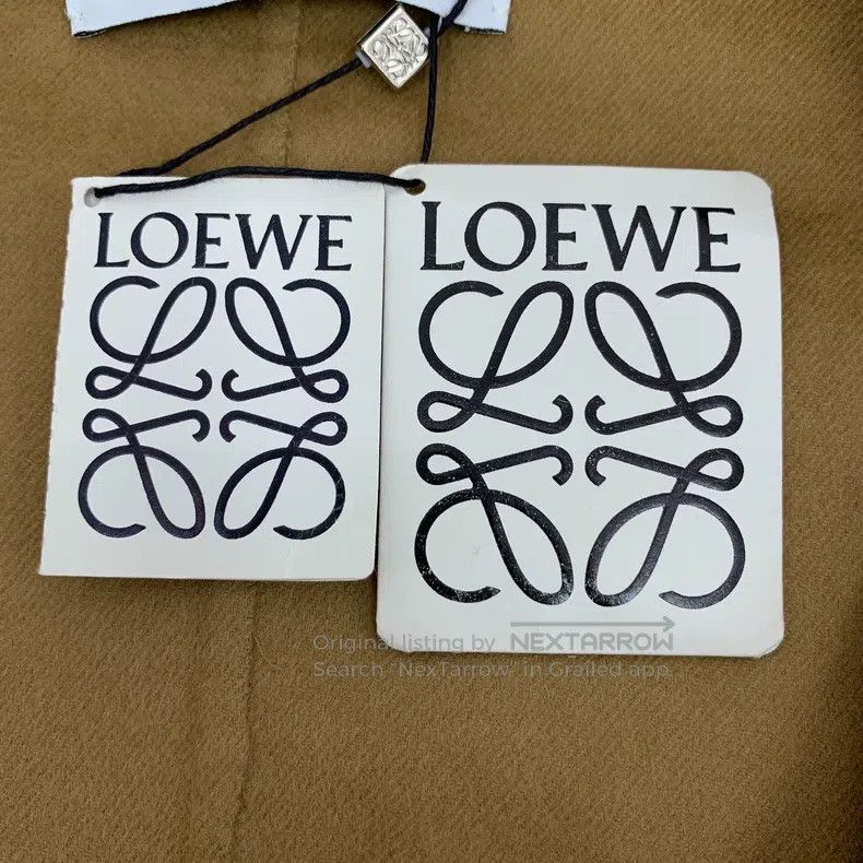 Loewe Loewe Brown Wool Lapel Long Sleeve Big Coat Size XXS / US 00 / IT 34 - 6 Thumbnail