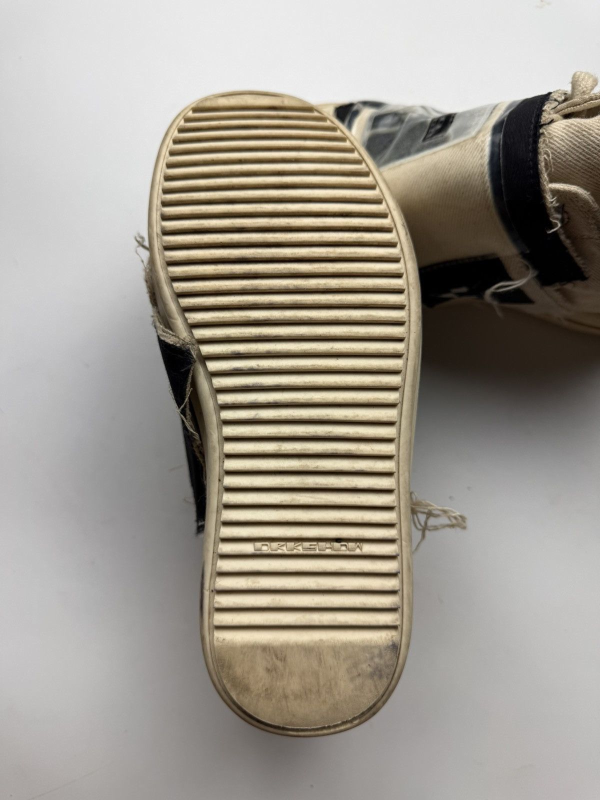 Rick Owens Drkshdw Rick Owens Drkshdw Patchwork Ramones Low Size US 5 / IT 35 - 6 Thumbnail