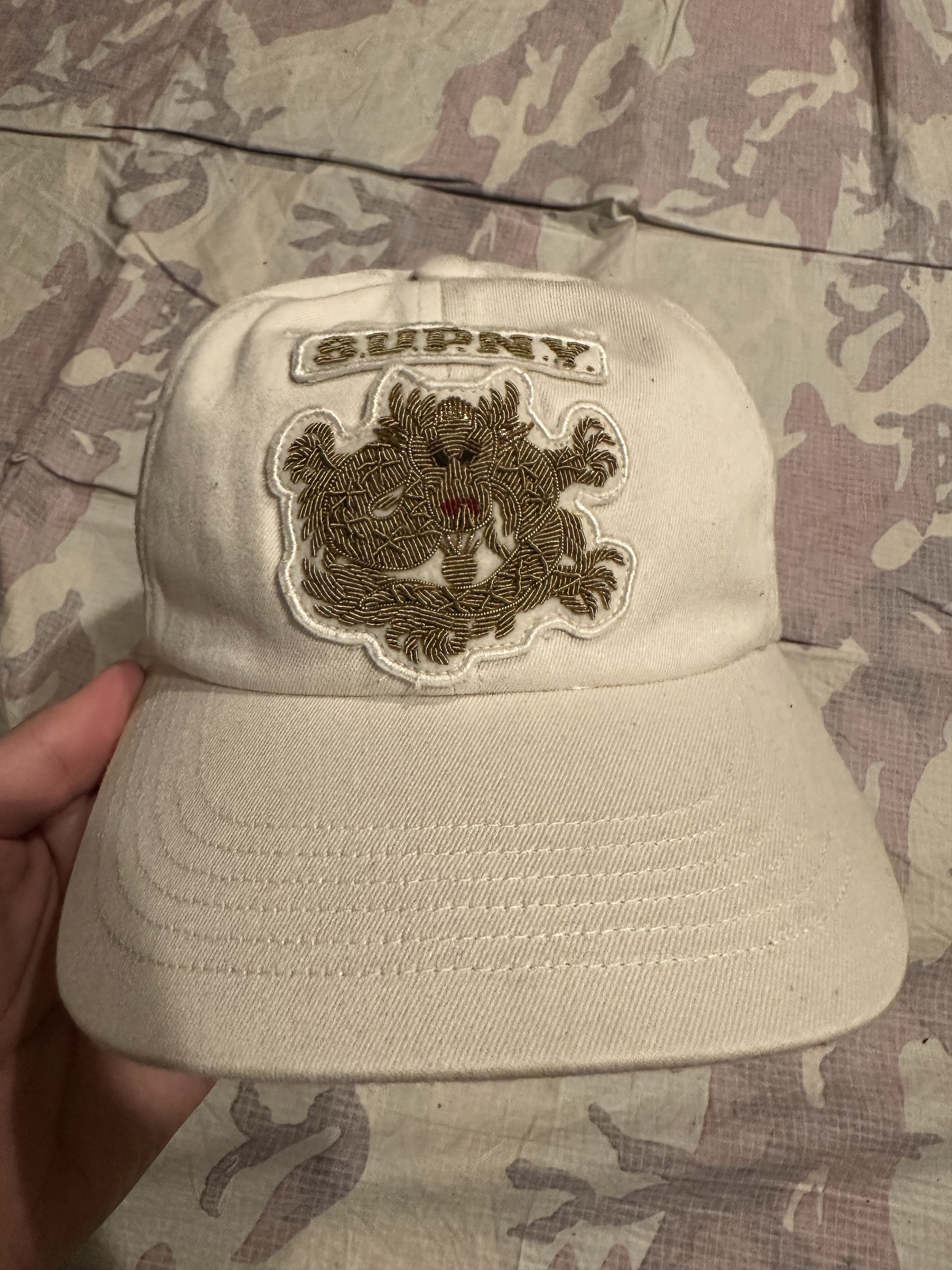 Golden Dragon Embroiderey Hat
