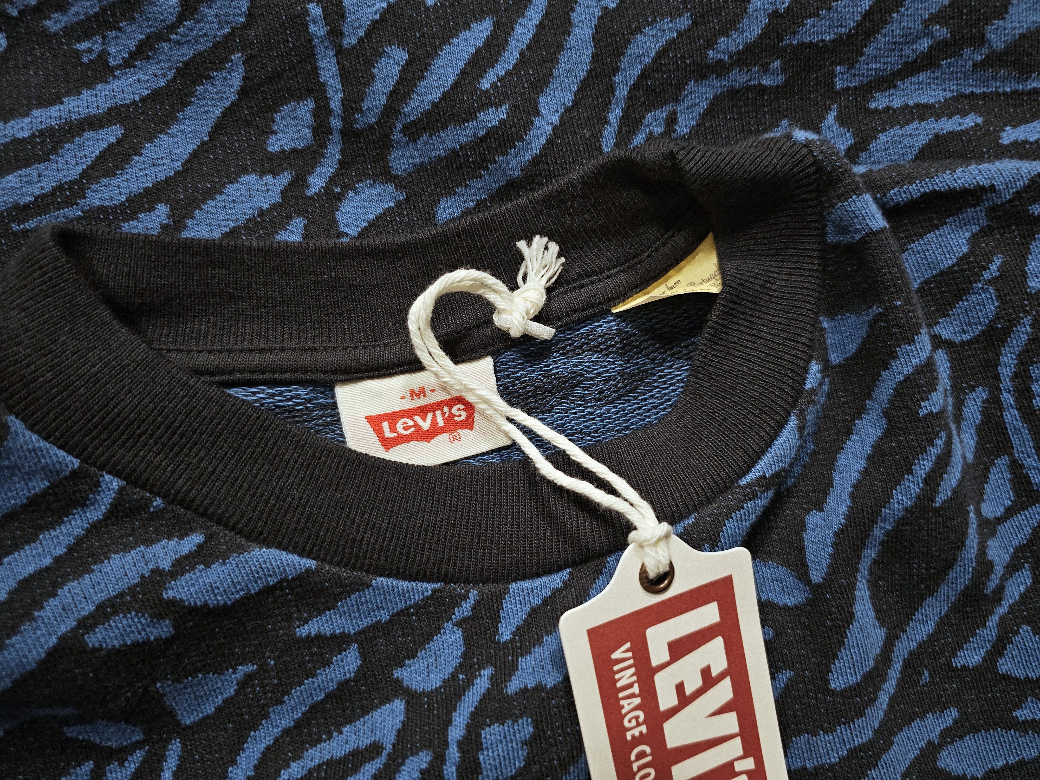 Levi's Vintage Clothing NWT Levi's Vintage Clothing 1960s Jacquard Tee Blue M FW22 Size US M / EU 48-50 / 2 - 7 Thumbnail