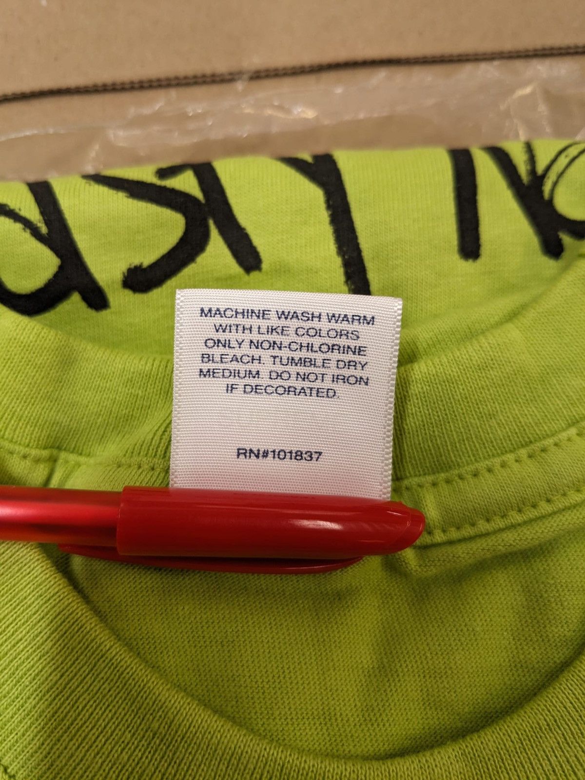 Supreme FW17 SUPREME NAS TEE LIME GREEN M MEDIUM 2017 Size US M / EU 48-50 / 2 - 5 Thumbnail