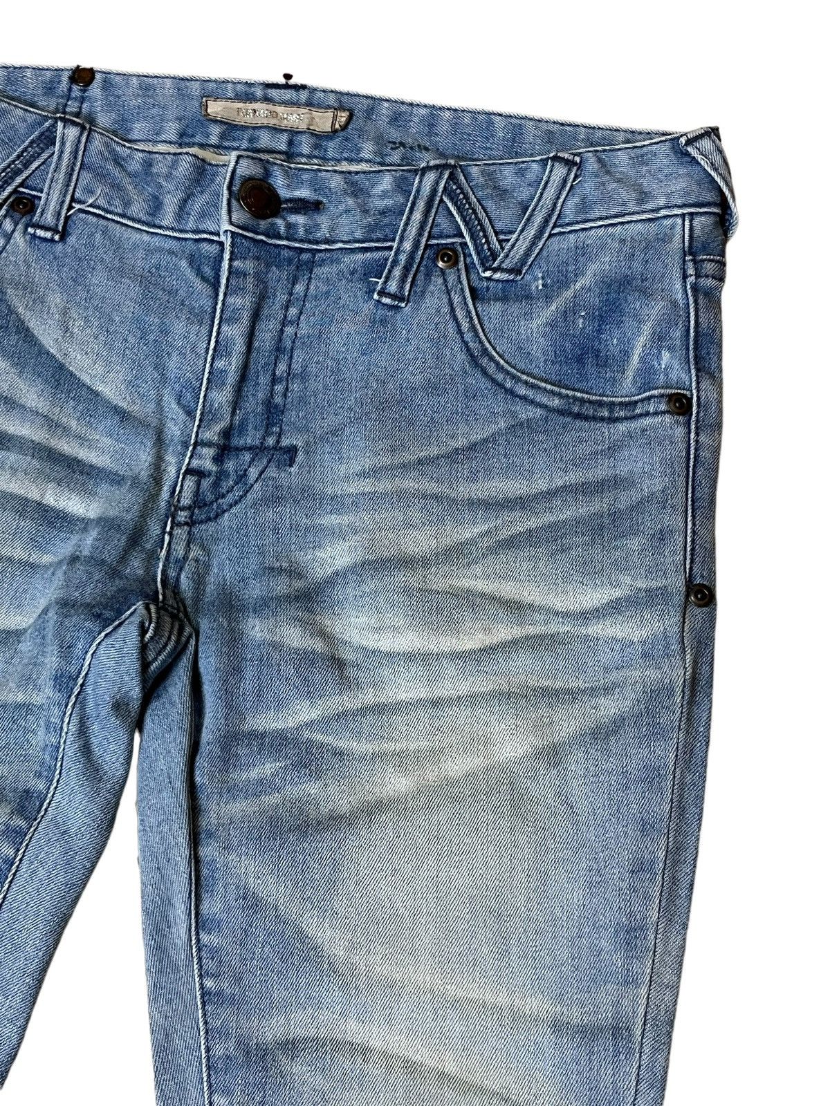 Tornado Mart VINTAGE TORNADO MART STRETCH COTTON SKINNY FADE JEANS Size US 30 / EU 46 - 4 Thumbnail