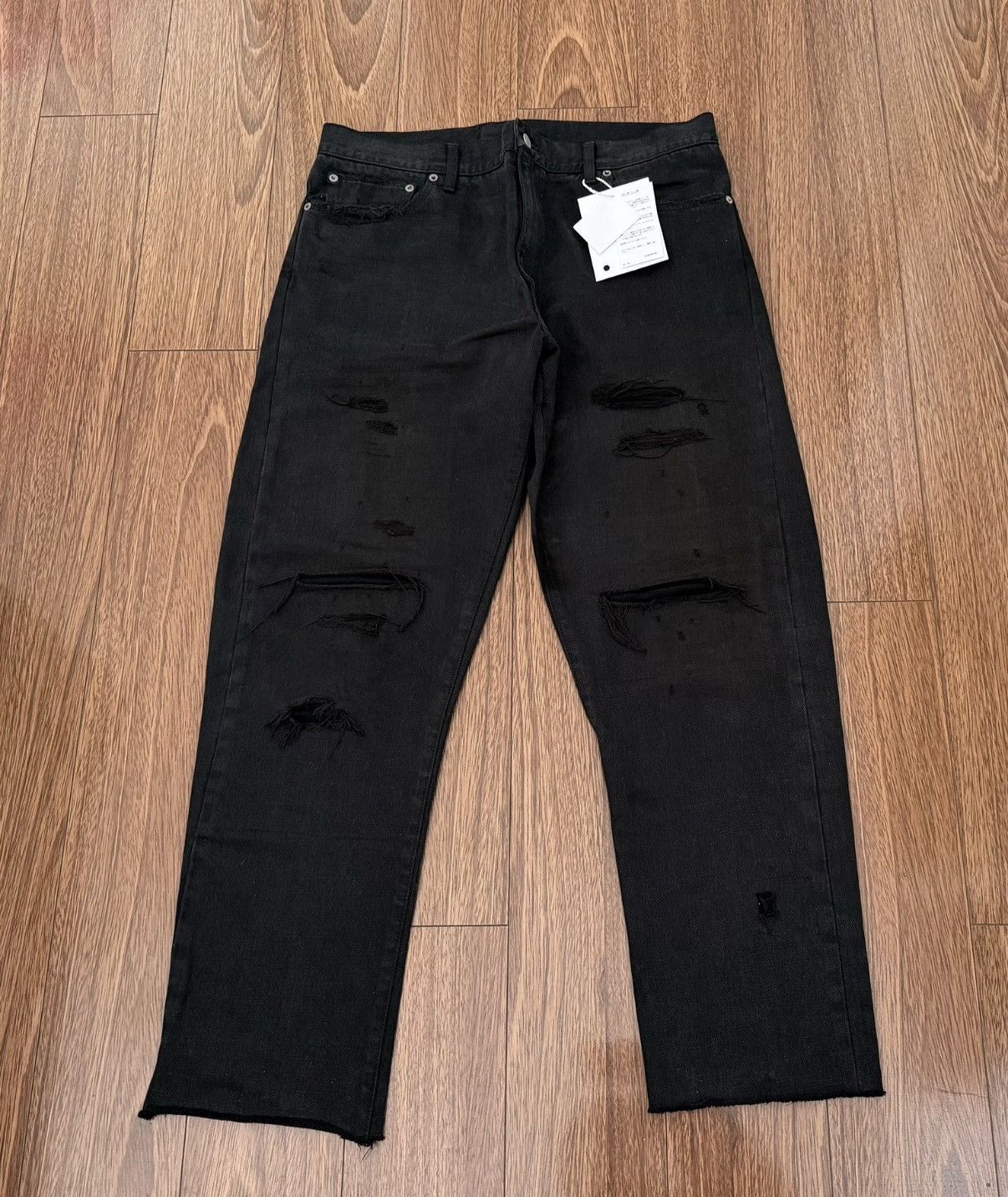 Visvim VISVIM SPOT JOURNEYMAN PANTS BLK TACKED CRASH JM Size US 34 / EU 50 - 1 Thumbnail