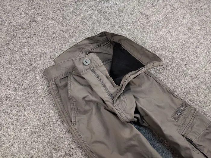 Japanese Brand Vintage 90's Cargo Pants Travis Scott Japan Zip Pocket Gray Size US 36 / EU 52 - 8 Thumbnail