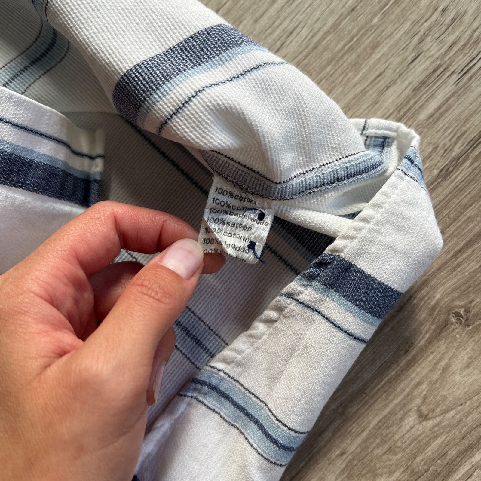 Lacoste Lacoste Vintage Cotton Striped Short Sleeve Shirt 9476AC Size US M / EU 48-50 / 2 - 5 Thumbnail