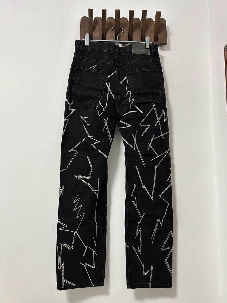 Our Legacy Our Legacy Lightning embroidery, water-washed jeans Size US 28 / EU 44 - 2 Thumbnail