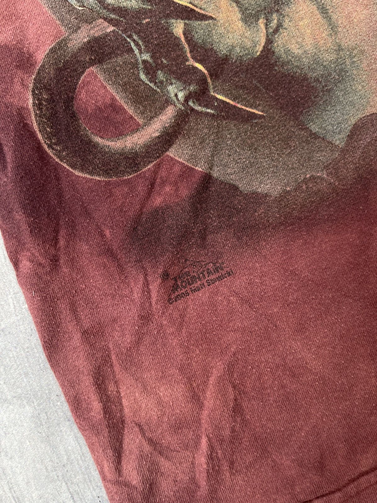 The Mountain × Vintage VINTAGE Y2K THE MOUNTAIN RARE DRAGON AOP T SHIRT Size US M / EU 48-50 / 2 - 6 Thumbnail