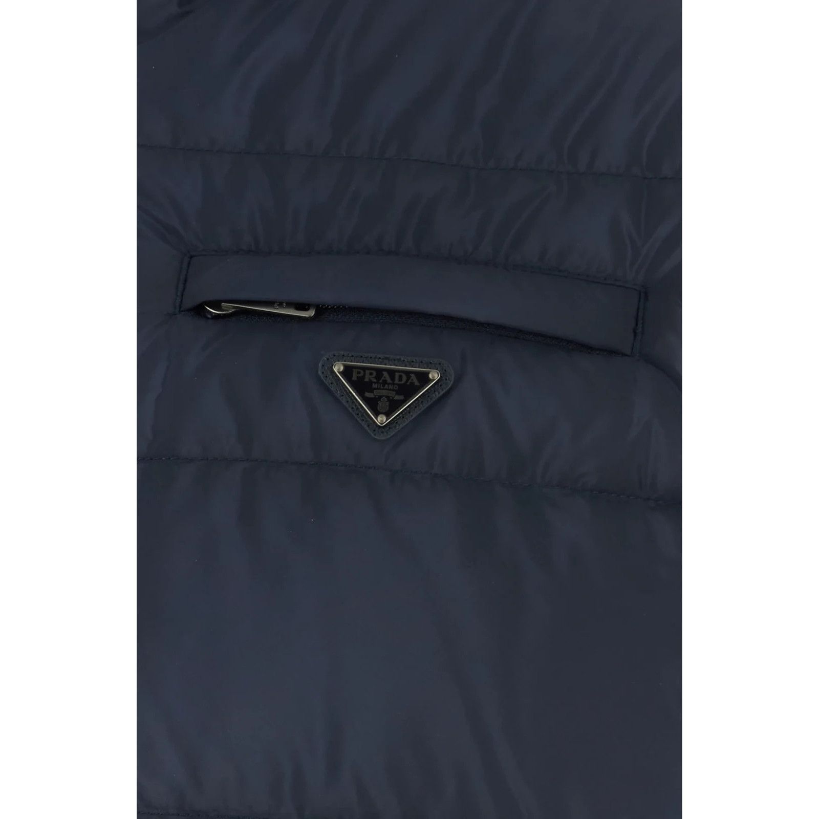 Prada PRADA Navy Blue Re-Nylon Down Jacket New & Authentic (Men's Size US XL / EU 56 / 4 - 3 Thumbnail