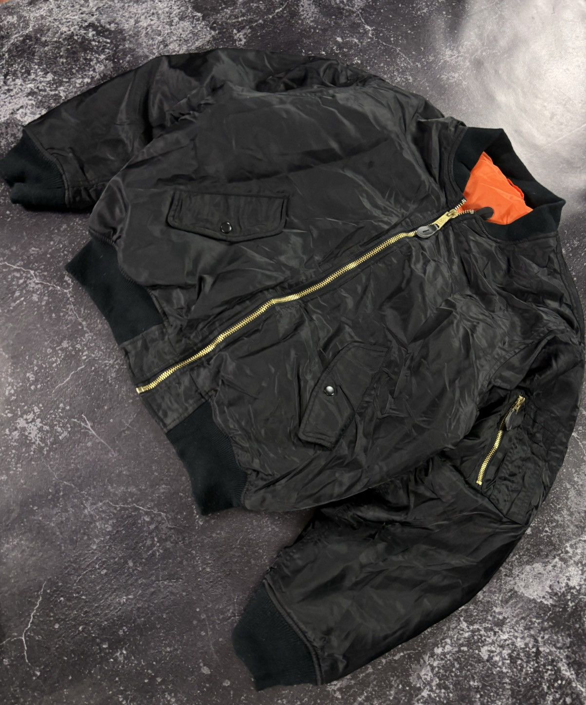 Brandit × Vintage Brandit Boxy MA-1 bomber jacket Size US L / EU 52-54 / 3 - 3 Thumbnail