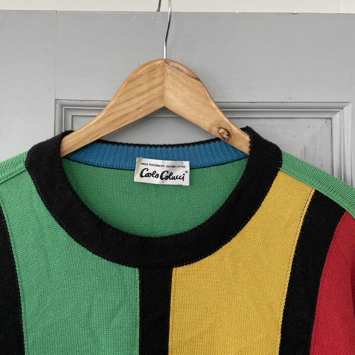 Carlo Colucci × Vintage Vintage Carlo Colucci sweatshirt jumper y2k Size US L / EU 52-54 / 3 - 7 Thumbnail