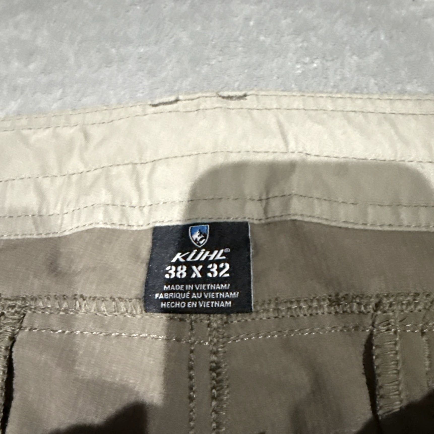 Vintage Kuhl Silencr Pants Mens 38x32 Brown Cargo Straight 5-Pocket Ripstop Outdoors Hiking Performance Size US 38 / EU 54 - 3 Thumbnail