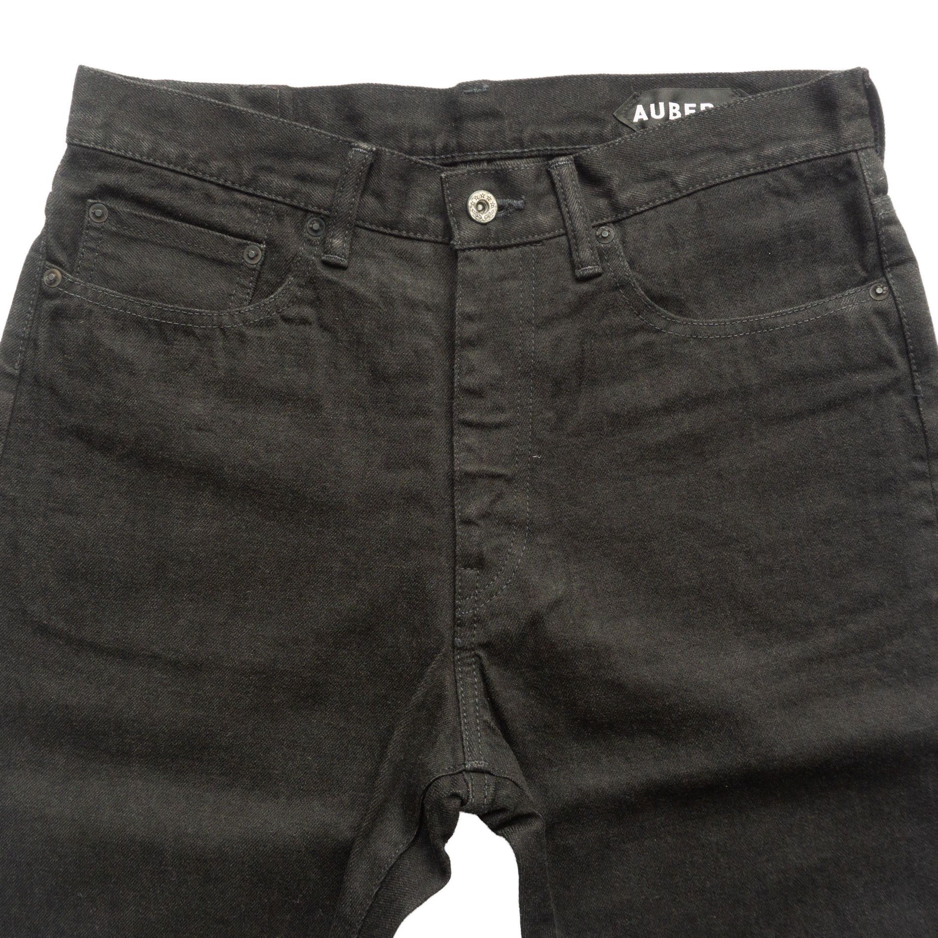 Japanese Brand AUBERGE PHIL MENPU Black Selvedge Jeans W32 x L32 Size US 32 / EU 48 - 4 Thumbnail