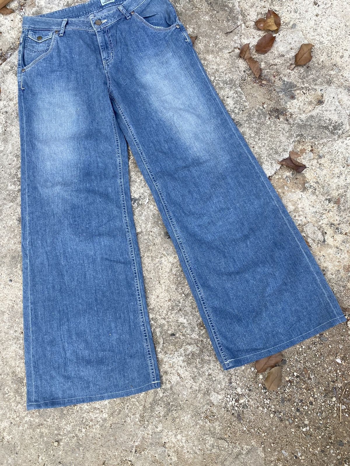 Lacoste Flared Jeans Lacoste Blue Denim Bootcut Style for Women Size 30" / US 8 / IT 44 - 5 Thumbnail