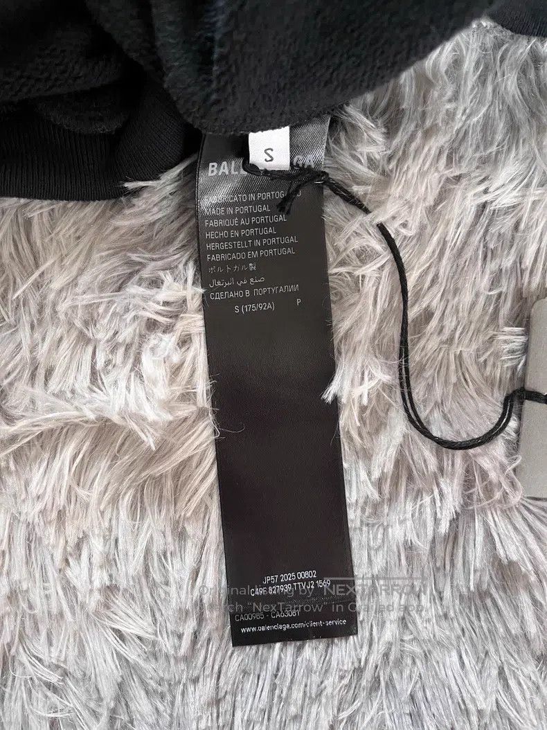 Balenciaga Balenciaga Embroidered Letter Hooded Sweatshirt Size US S / EU 44-46 / 1 - 3 Thumbnail