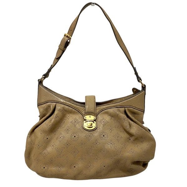 Louis Vuitton Louis Vuitton Mahina Shoulder Bag Leather Shoulder Bag M95973 in Grey, Women's