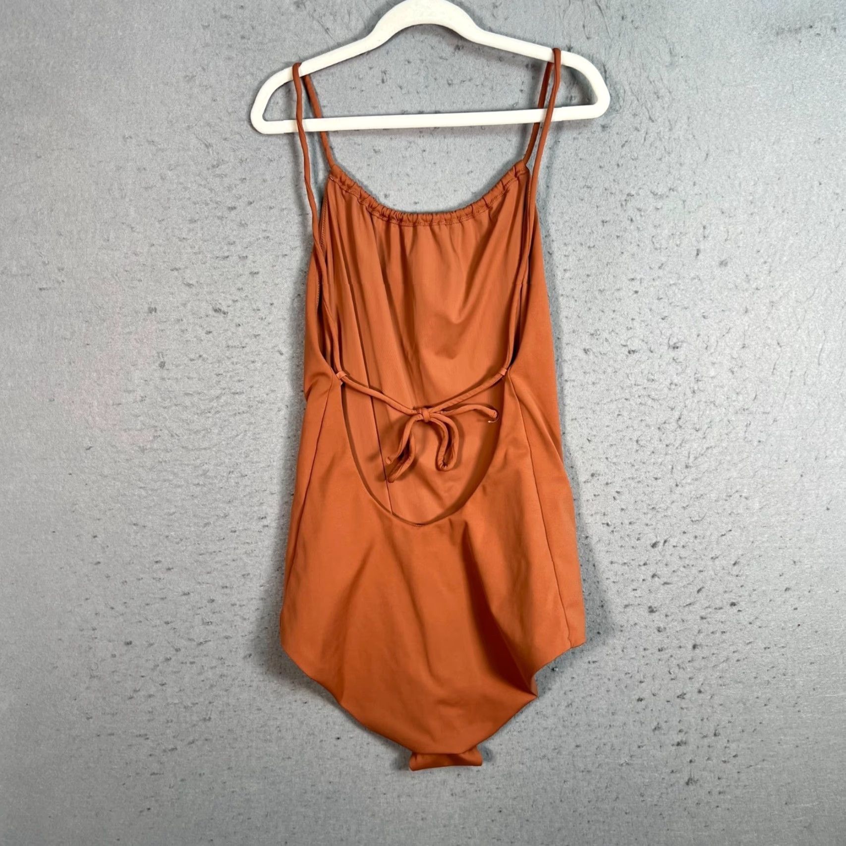 Cos COS Womens Size 36 EUR Rust Orange One-Piece Swimsuit Size ONE SIZE - 2 Thumbnail