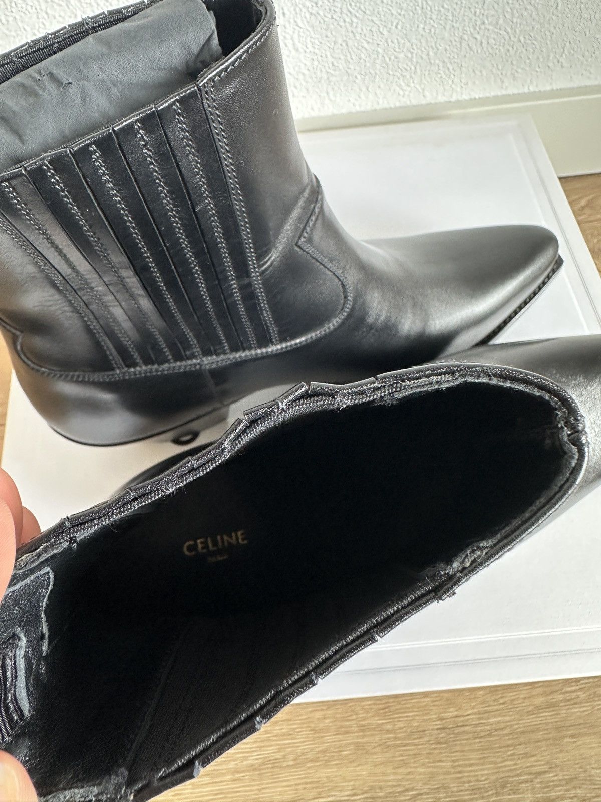 Celine Celine Berlin boots western Hedi Slimane Size US 8 / EU 41 - 5 Thumbnail