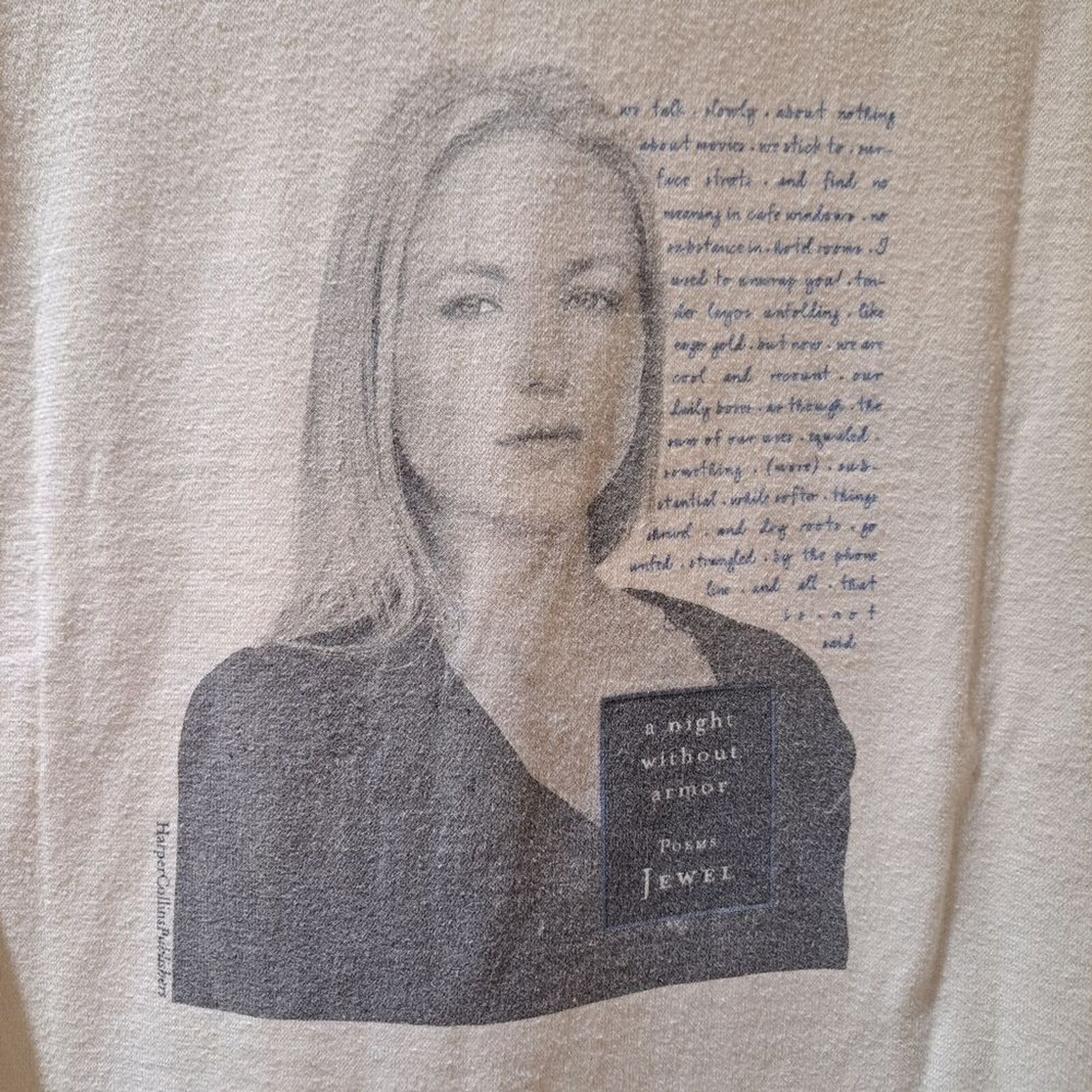Other Vintage 1998 Jewel "a night without armor" t-shirt XL RARE Size XL / US 12-14 / IT 48-50 - 6 Thumbnail