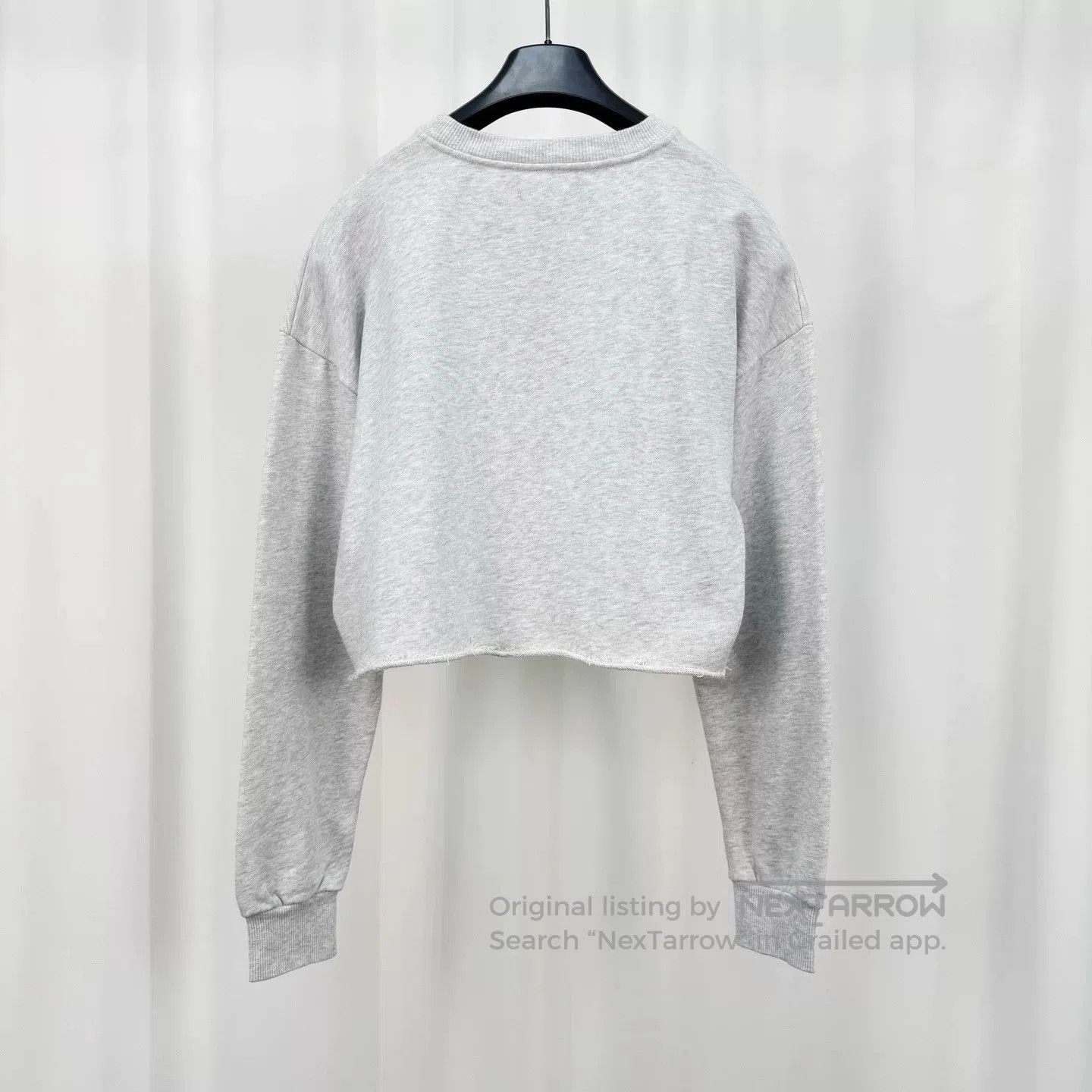 Celine celine short letter print crop sweatshirt. Size S / US 4 / IT 40 - 2 Thumbnail