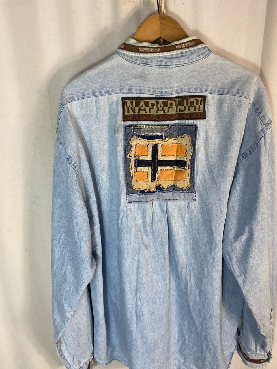 Karl Kani × Napapijri Napapijri patches button up denim jacket by karl kani Size US XL / EU 56 / 4 - 13 Thumbnail