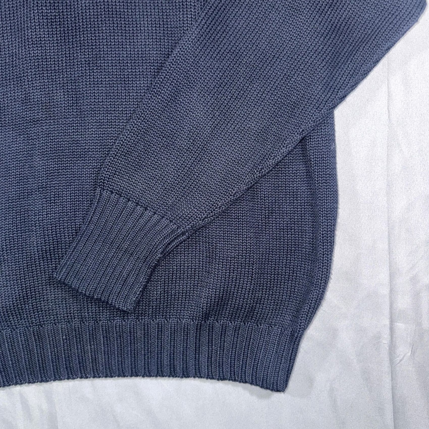 Polo Ralph Lauren Polo by Ralph Lauren Sweater Mens XL Navy Cotton Crewneck Knit Pullover Size US XL / EU 56 / 4 - 4 Thumbnail