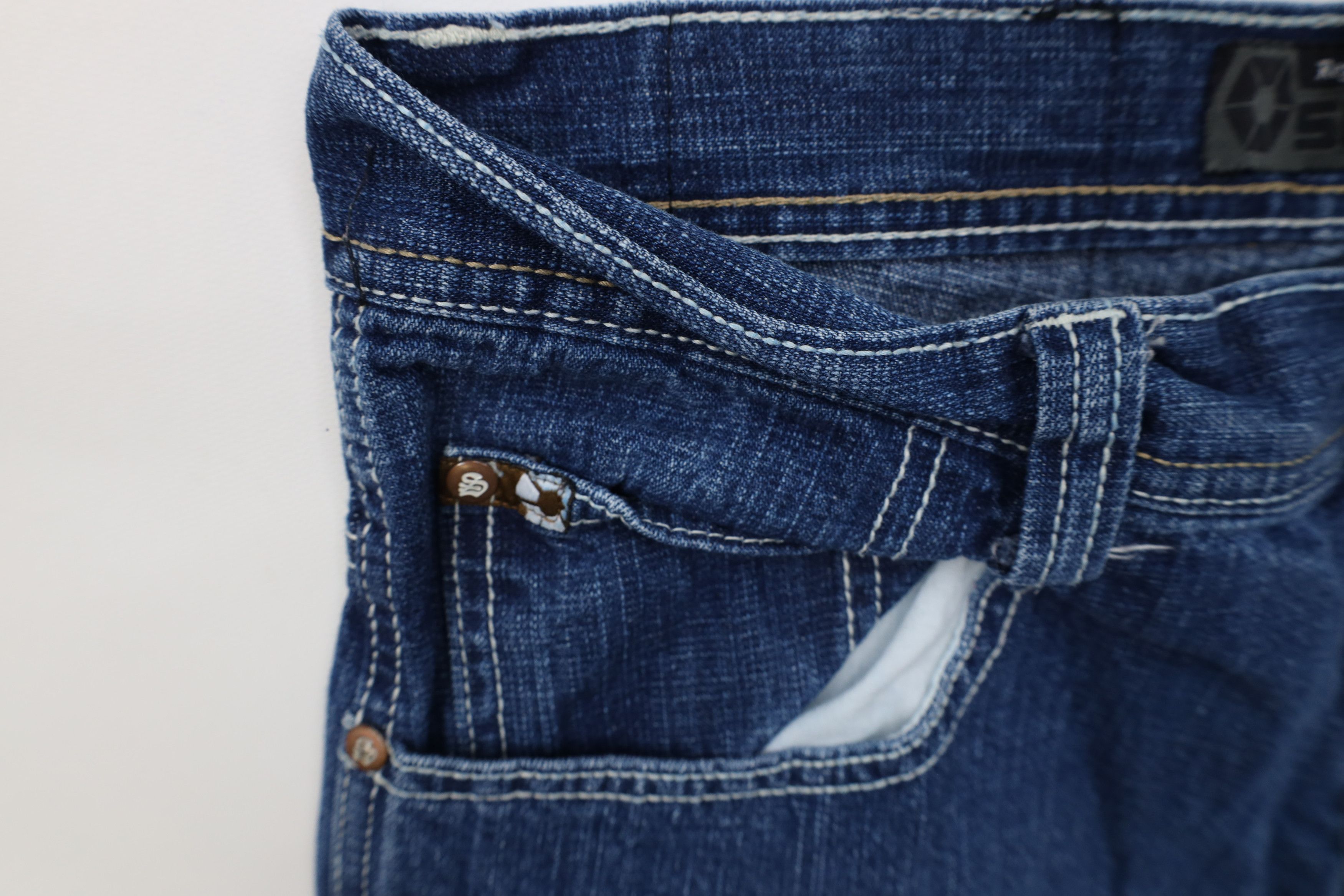 Southpole Vintage 90s Y2K Southpole Wide Leg Denim Jeans Blue Cotton Size US 34 / EU 50 - 7 Thumbnail
