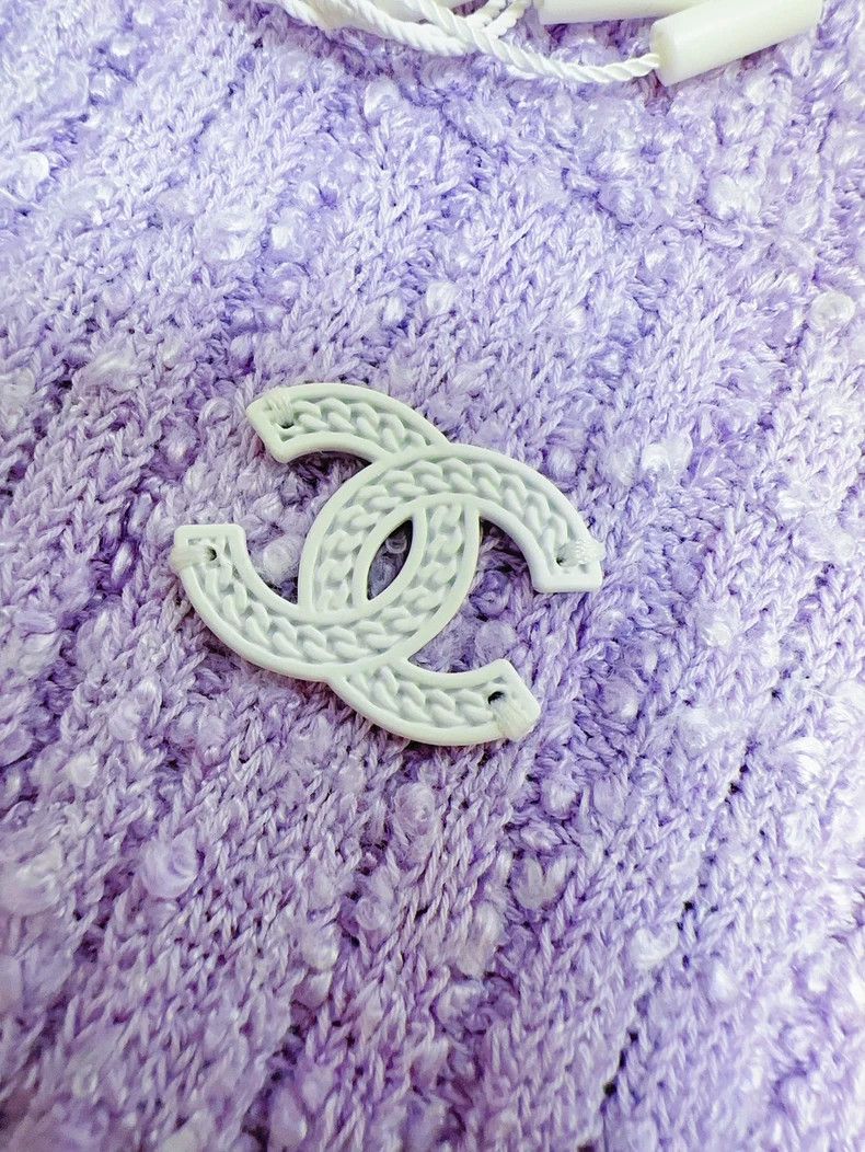 Chanel Chanel Preview Series Purple Knitted Vest Size XS / US 0-2 / IT 36-38 - 3 Thumbnail