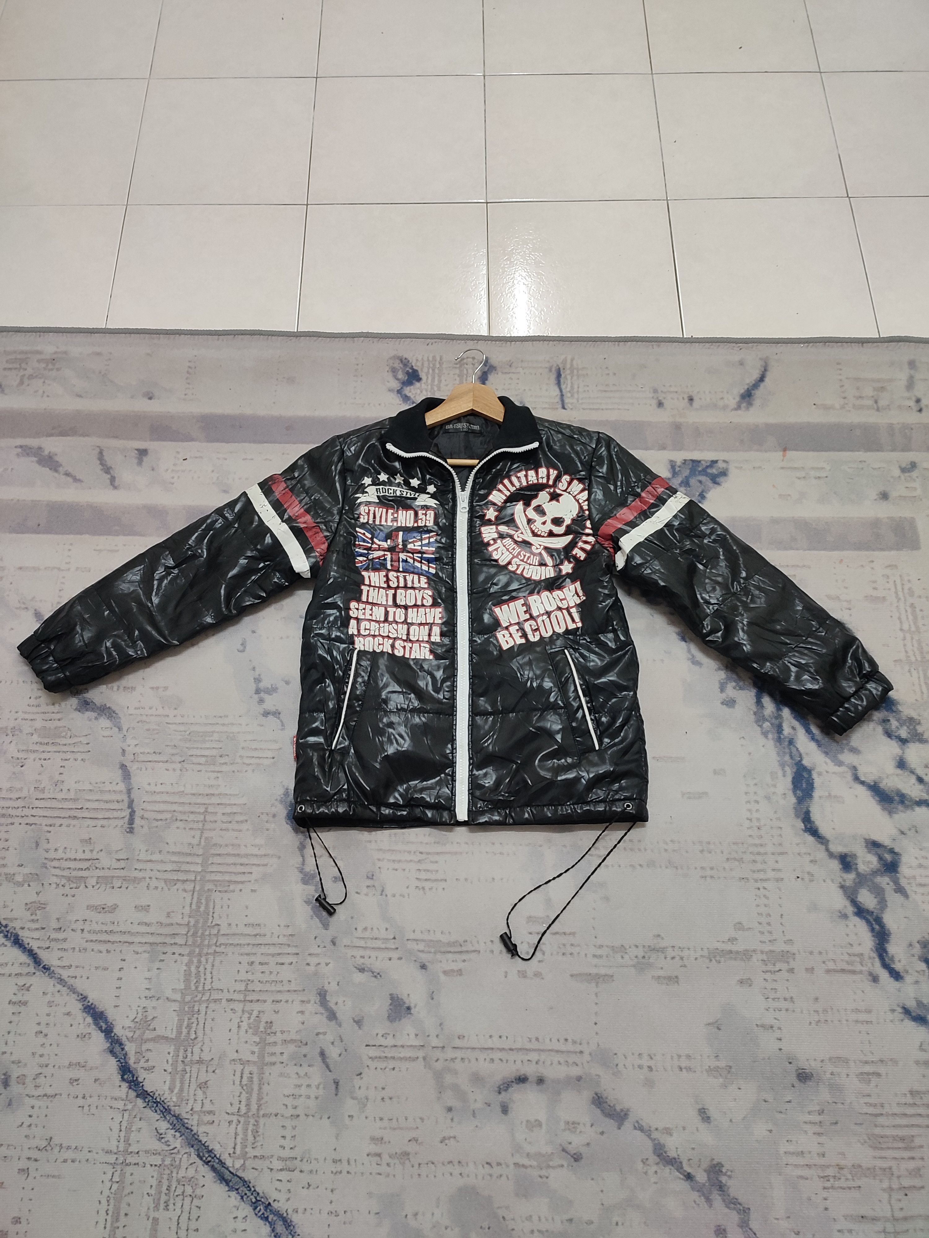 Vintage Military Rock Style Punk Light Jacket