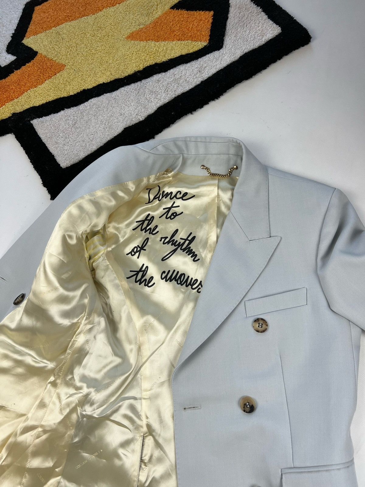 Golden Goose Golden Goose Journey Collection single-breasted blazer blue Size S / US 4 / IT 40 - 7 Thumbnail
