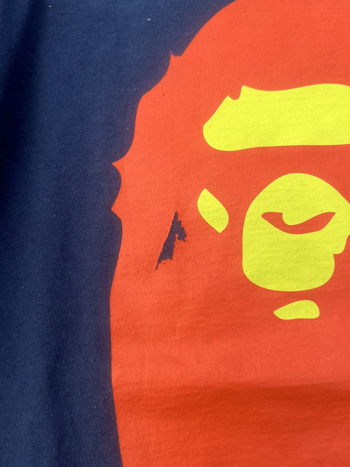 Bape Bape neon ape head tee Size US M / EU 48-50 / 2 - 10 Thumbnail