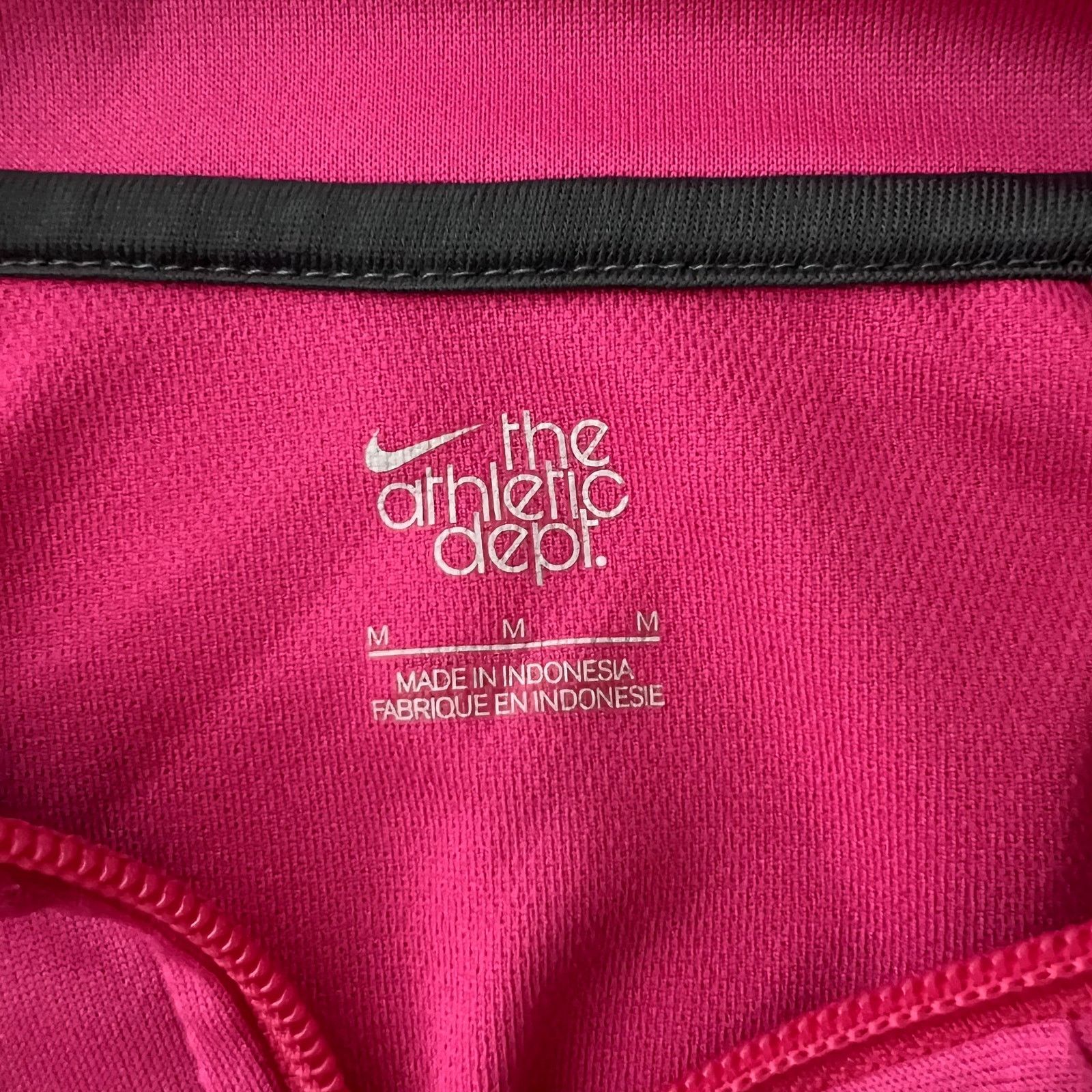 Nike Nike Pink Athletic Full Zip Track Jacket Size M / US 6-8 / IT 42-44 - 6 Thumbnail