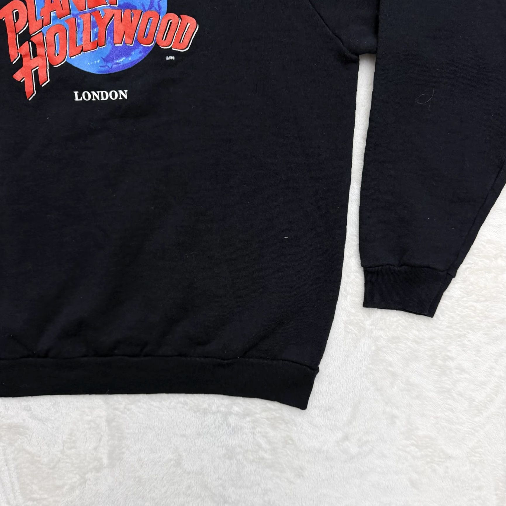 Planet Hollywood VINTAGE Planet Hollywood London Sweatshirt Mens Large Black Crewneck Graphic 90s Size US L / EU 52-54 / 3 - 5 Thumbnail