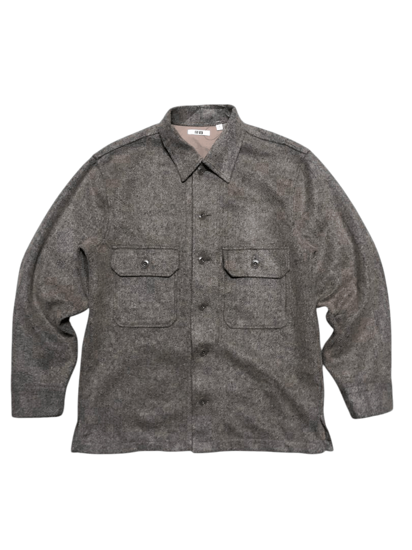 Lemaire × Uniqlo Christopher Lemaire x Uniqlo Wool Shirt Jacket Button Down Size US M / EU 48-50 / 2 - 1 Thumbnail