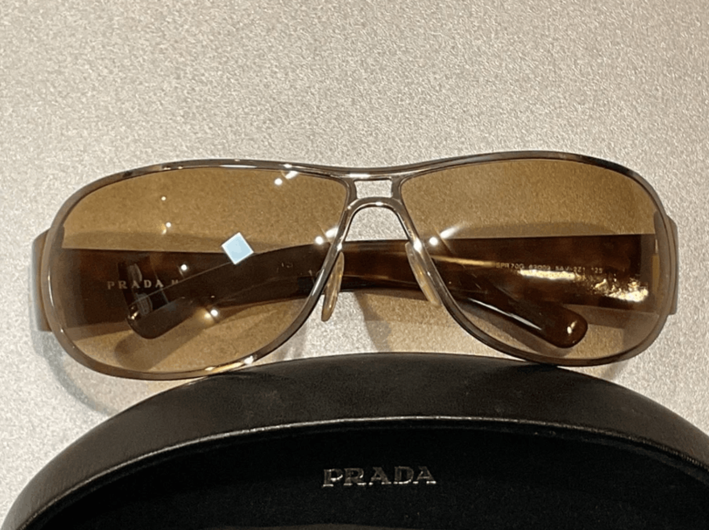 Prada PRADA Sunglasses Flame Star Wrap Star Rimless Luna Rossa Size ONE SIZE - 4 Thumbnail