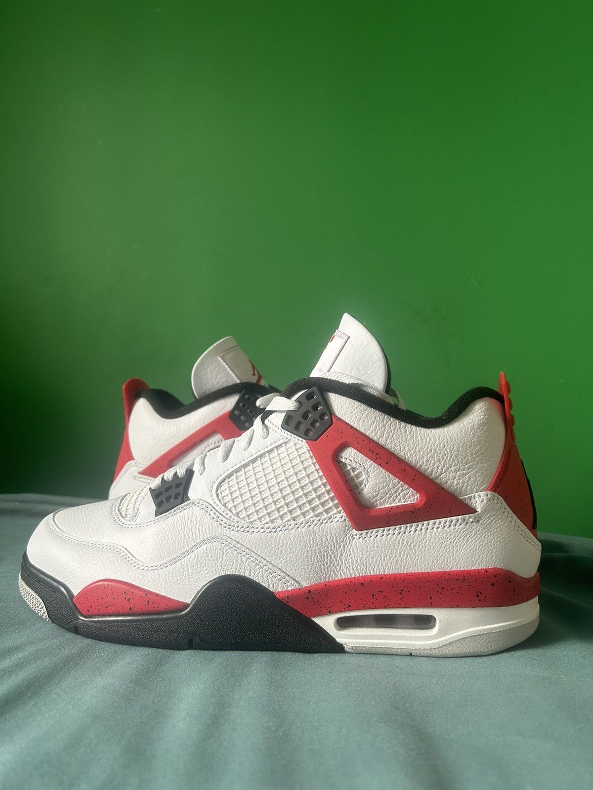 Jordan Brand Nike Air Jordan 4 Red Cement 2023 Size US 11.5 / EU 44-45 - 1 Thumbnail