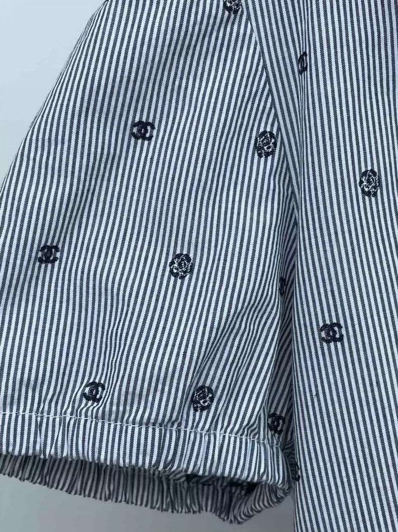 Chanel Chanel Double C-button shirt full of dots LOGO 2504-Nextarr Size XXS / US 00 / IT 34 - 4 Thumbnail