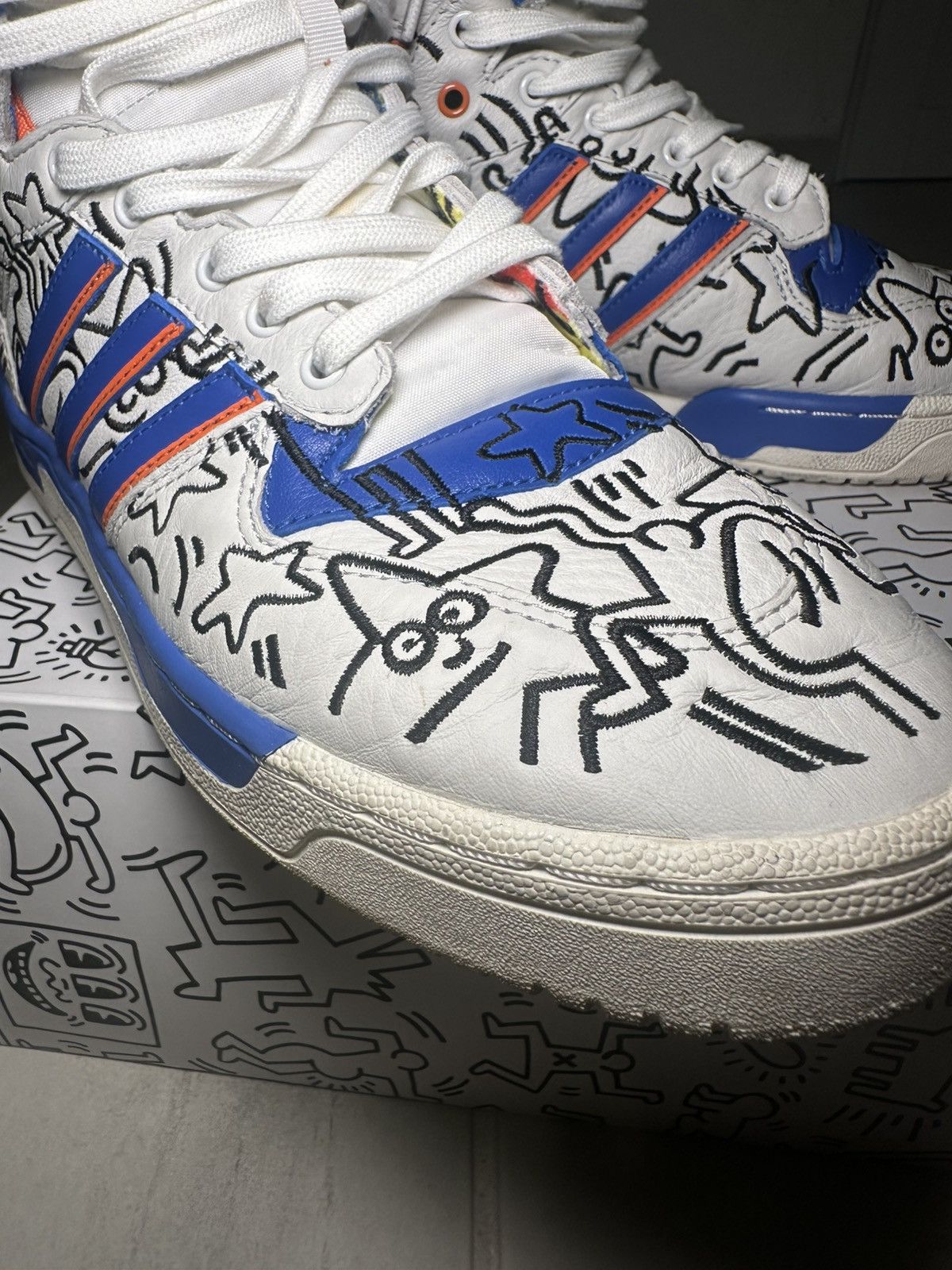 Keith Haring Adidas Rivalry High Keith Haring Size US 9.5 / EU 42-43 - 4 Thumbnail