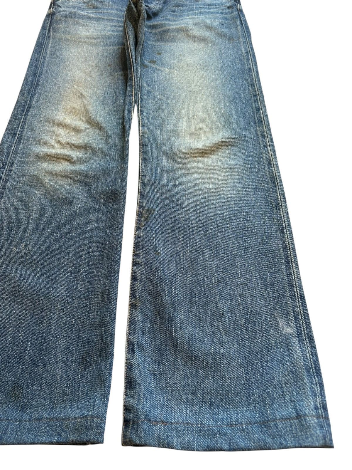 Designer × Japanese Brand Vintage Japanese Brand Selvedge Button Fly Mud Wash Jeans Size US 32 / EU 48 - 7 Thumbnail