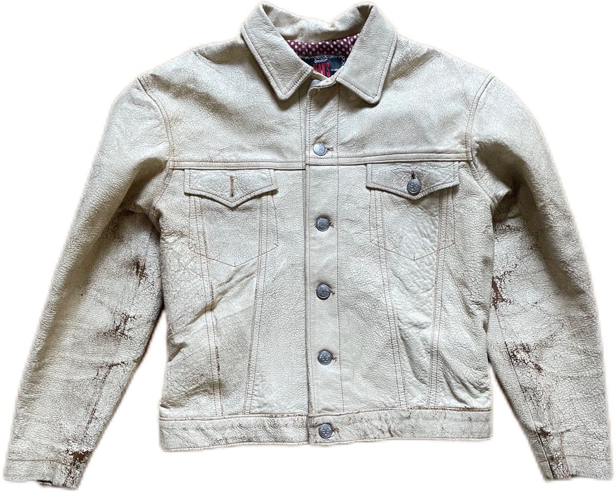 Vintage 80s Jean Paul Gualtier leather jacket size S