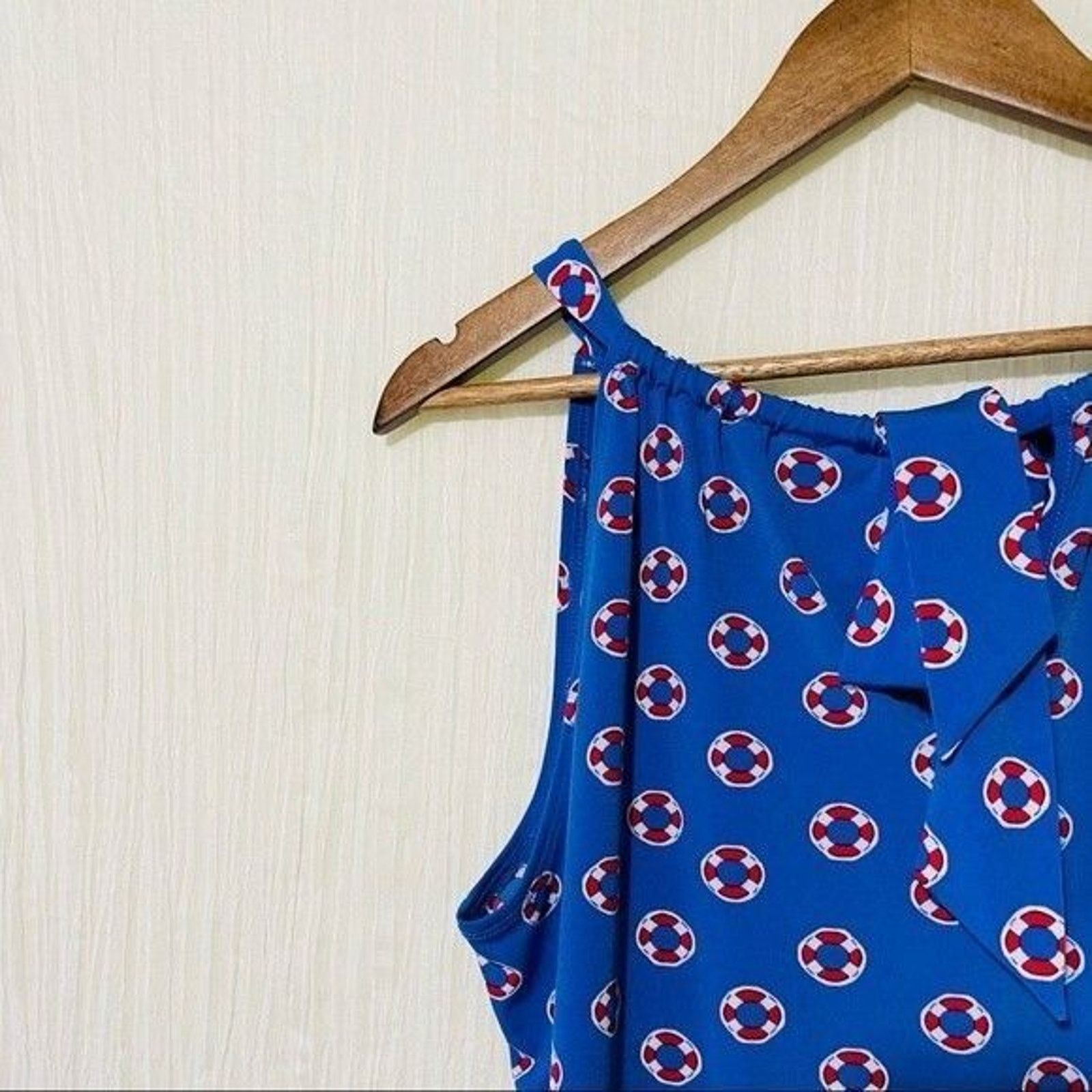 Cynthia Rowley Cynthia Rowley Womens Nautical Sleeveless Halter Size Large Size L / US 10 / IT 46 - 6 Thumbnail
