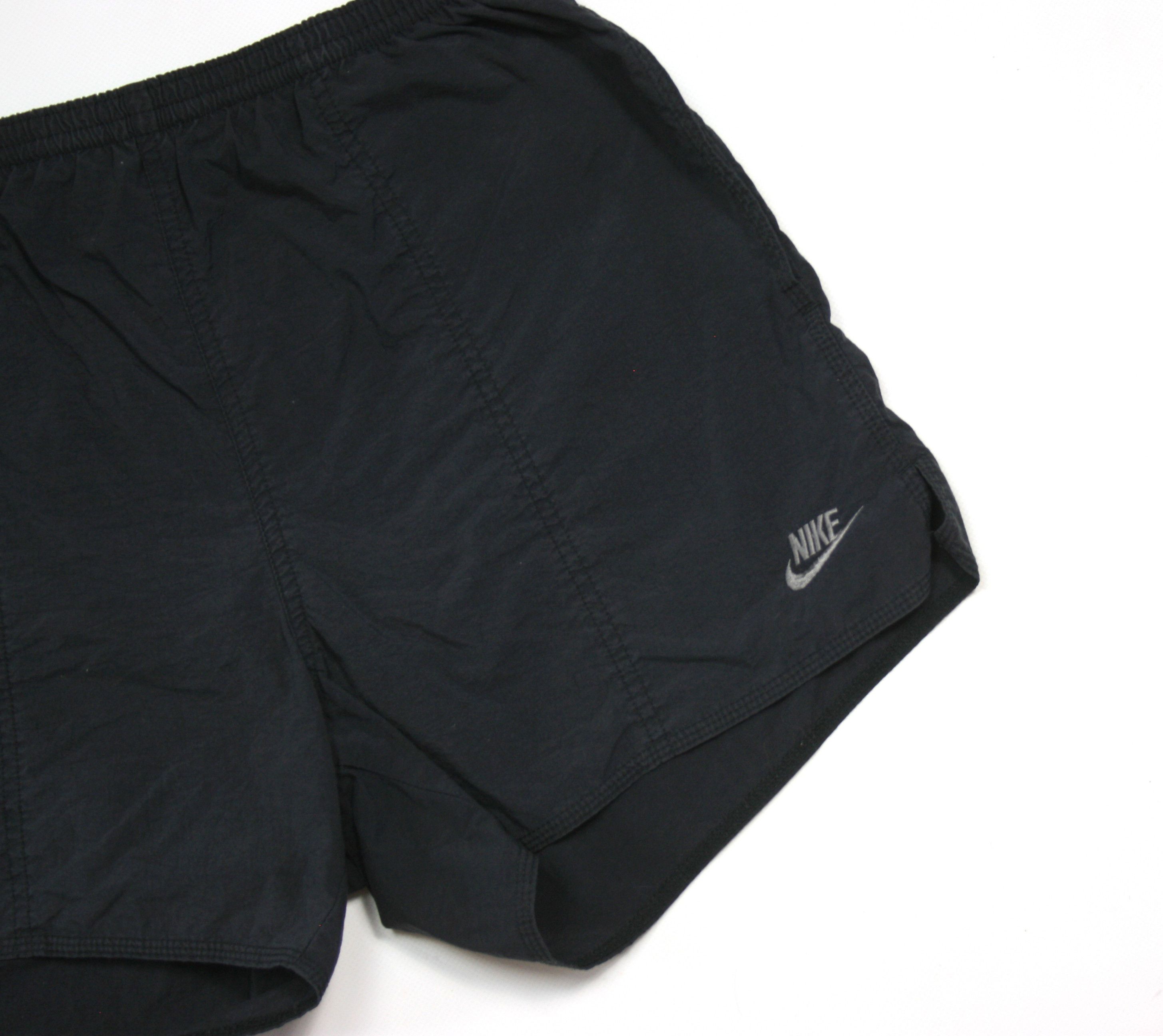Nike 90S Swoosh Logo Nylon Swim Shorts Vintage Size US 32 / EU 48 - 3 Thumbnail