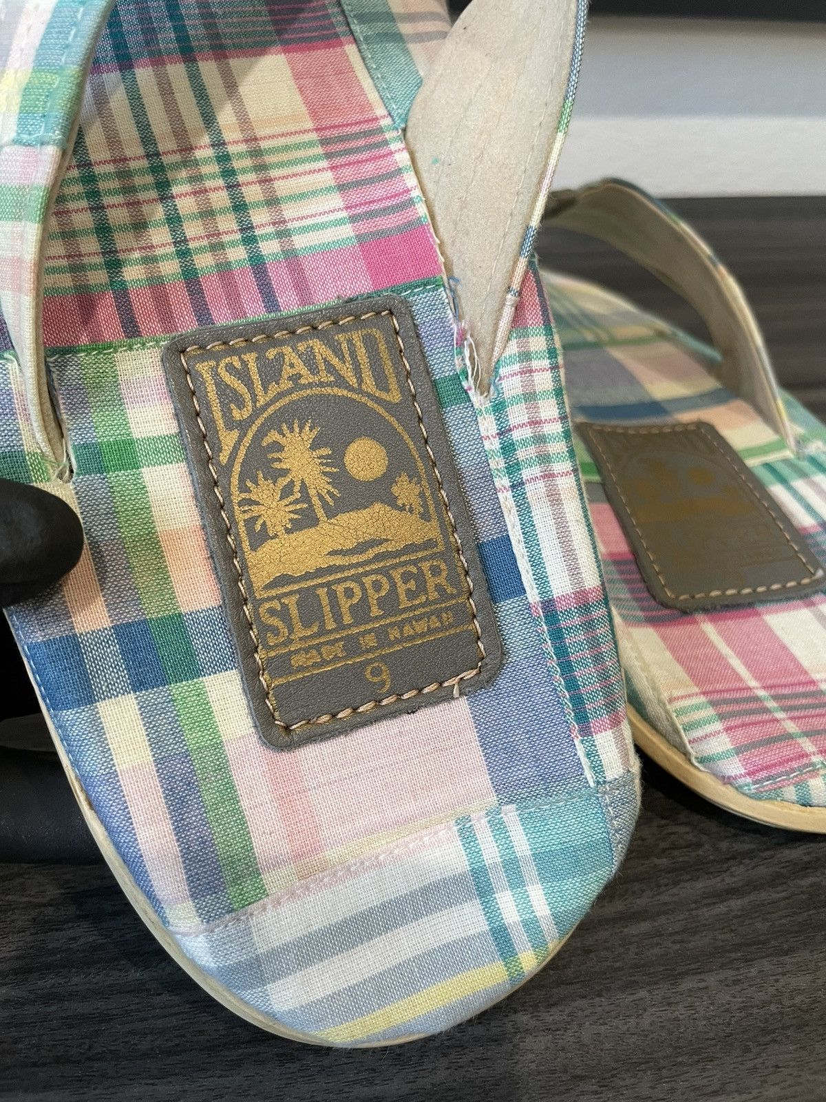Other Limited Edition Island Slipper Patchwork Sandal Flip Flops Size US 9 / EU 42 - 2 Thumbnail