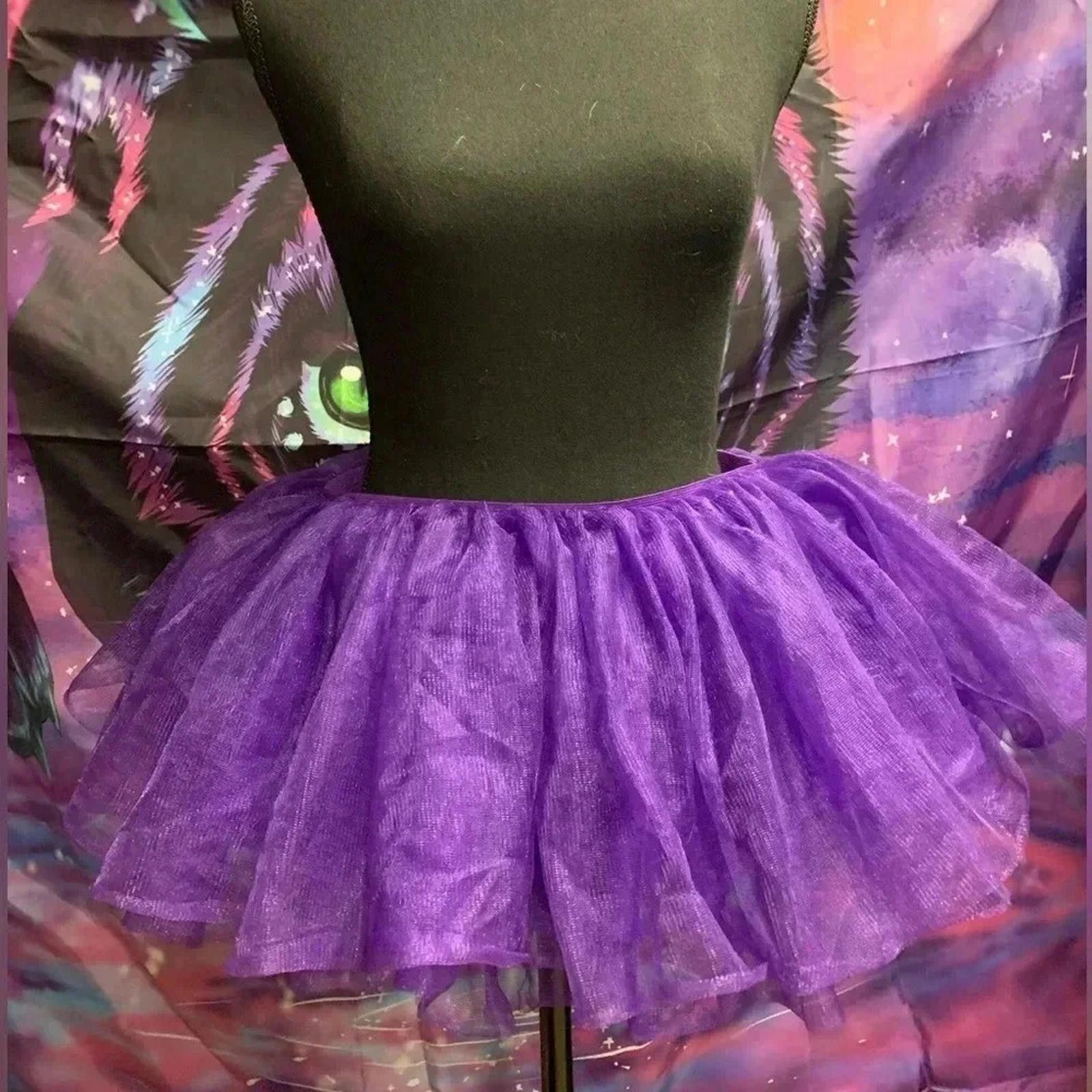 Designer Purple tutu peticoats Halloween Size ONE SIZE - 1 Thumbnail